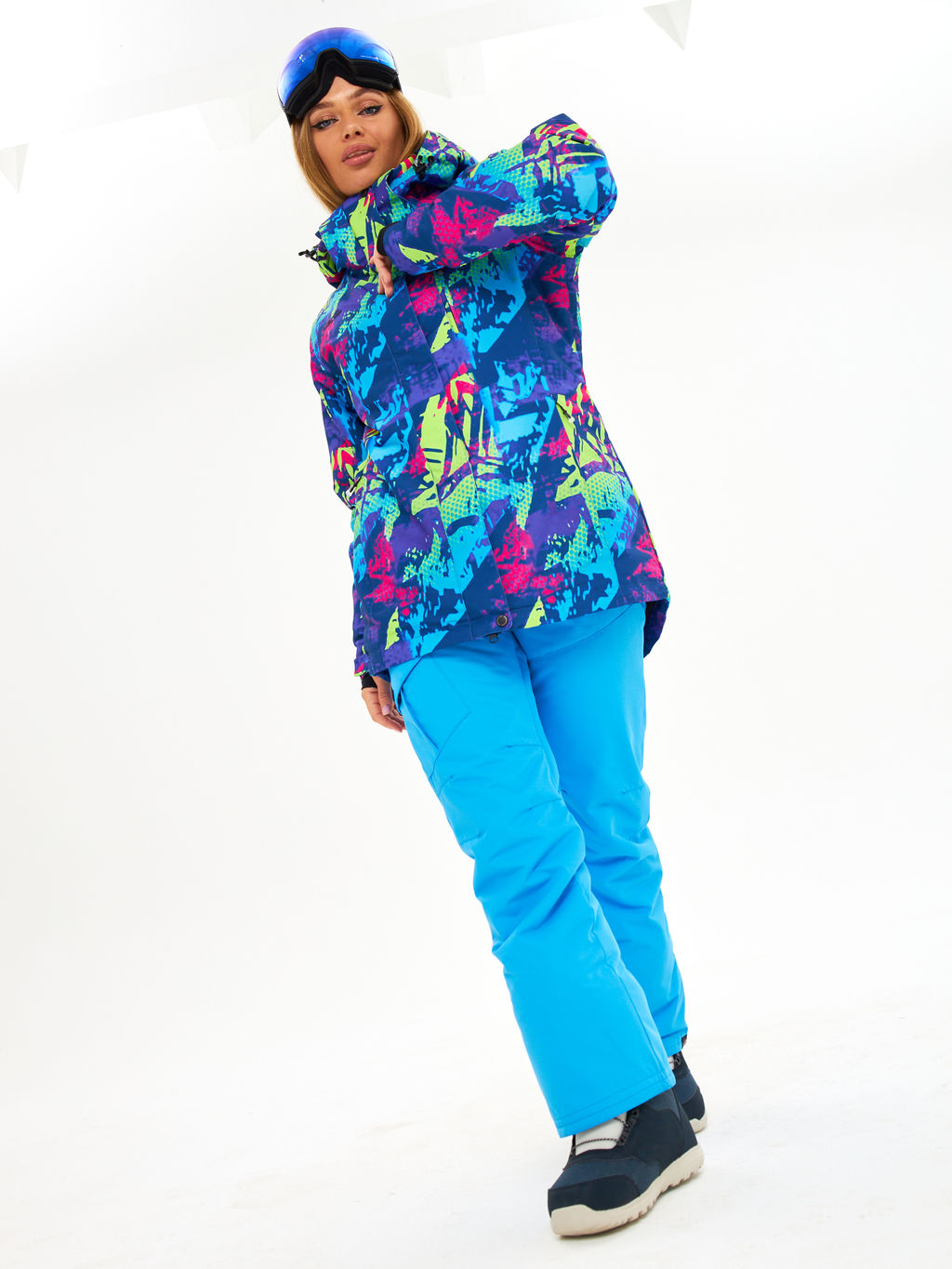 Женская горнолыжная сноубордическая куртка Alpha Endless Ultra Chaleur SNB 423/316_8 Разноцветный  фото 34