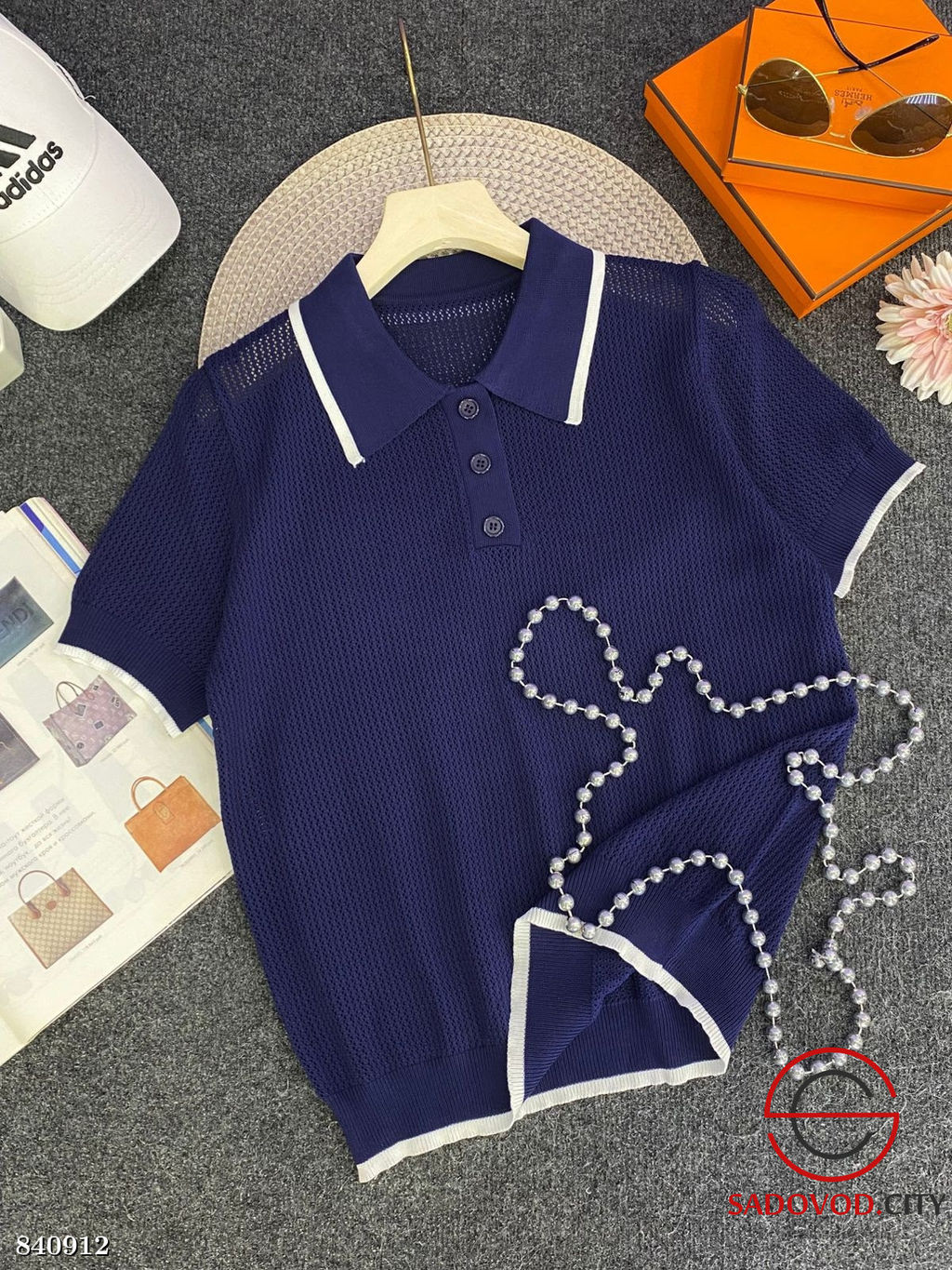 Футболка женская поло на пуговицах - Bruno фото 6