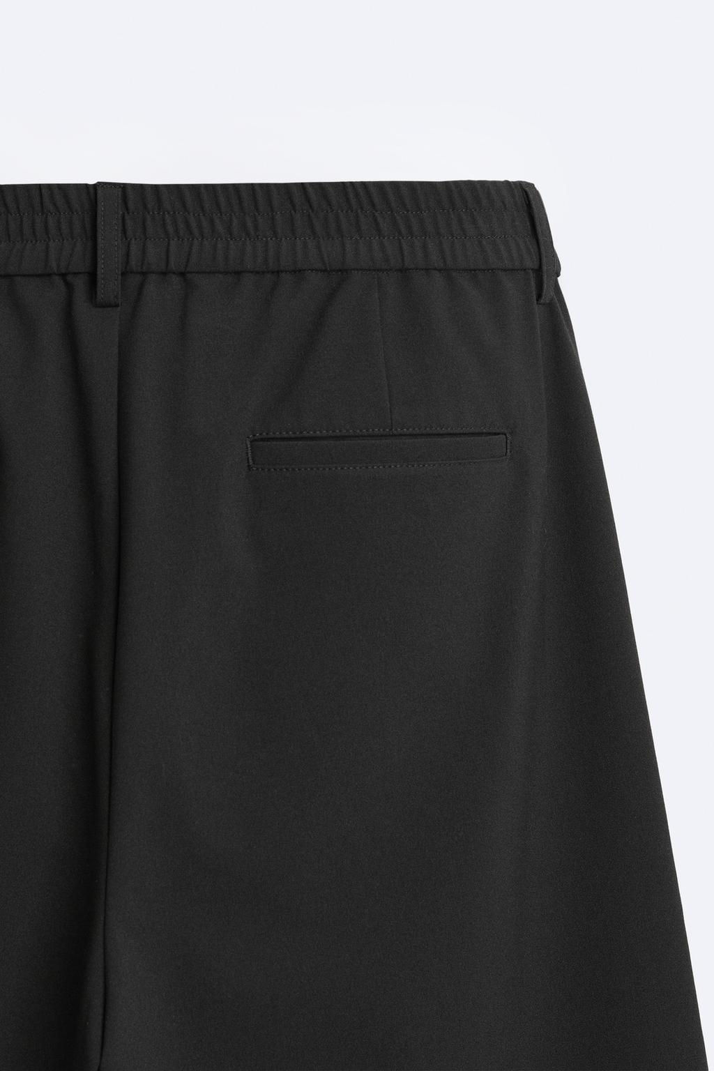 WIDE-FIT PLEATED TROUSERS - Zara фото 18