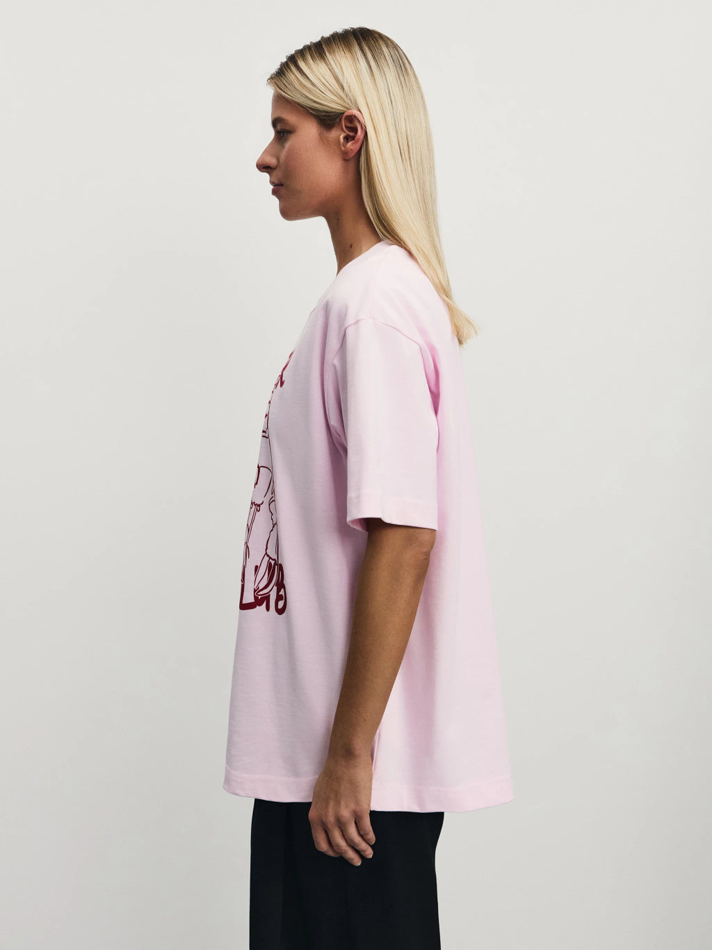 Футболка оверсайз с принтом / Zarina  фото 4