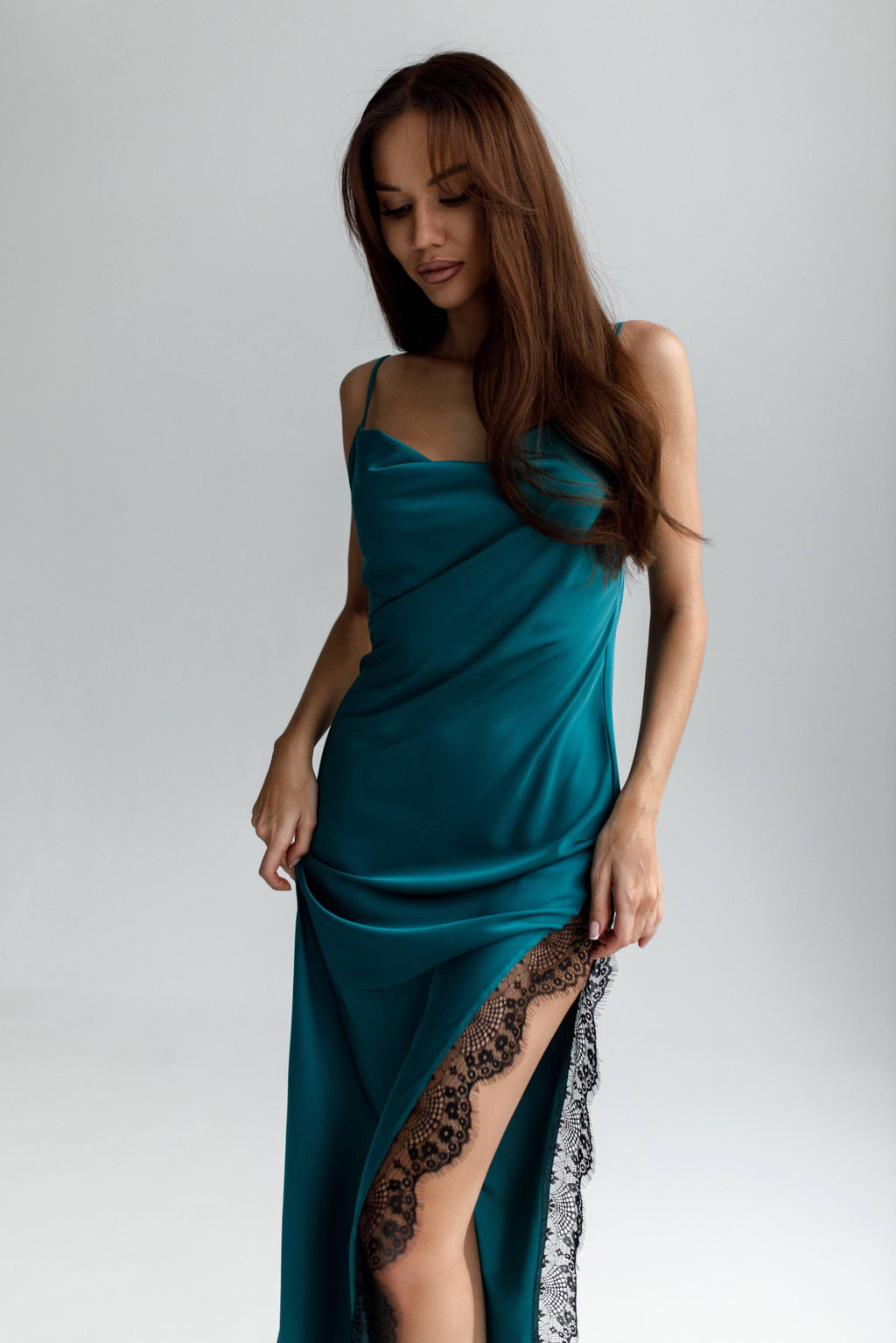 1133 БИРЮЗА СОРОЧКА (ЦВЕТОЧЕК) - Karolina фото 3