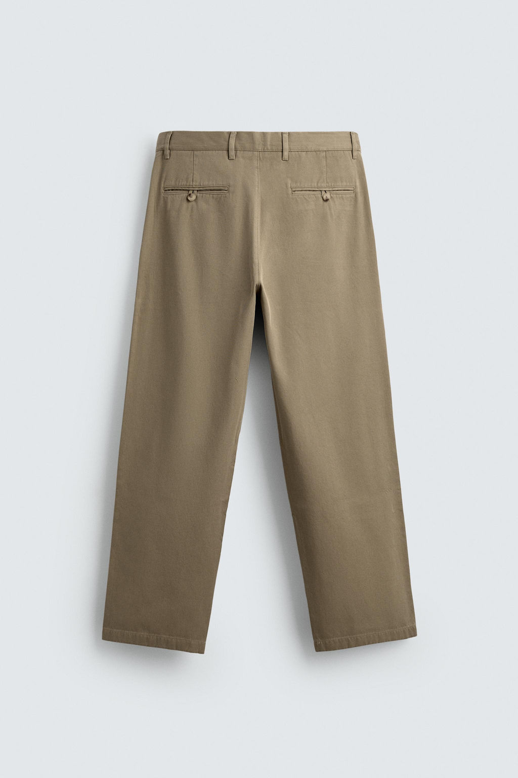 PANTAL?N CHINO RELAXED FIT PLIEGUES / Beige - Zara фото 7