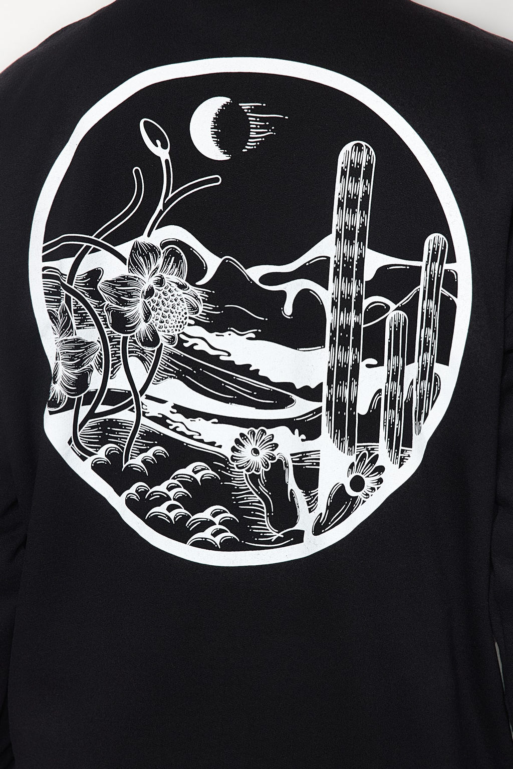 TRENDYOL MAN Lacivert Oversize/Genis Kesim S?rt Bask?l? Ici Polar/S?cak Tutan Pamuk Sweatshirt TMNAW22SW0796 - Trendyolmilla фото 20