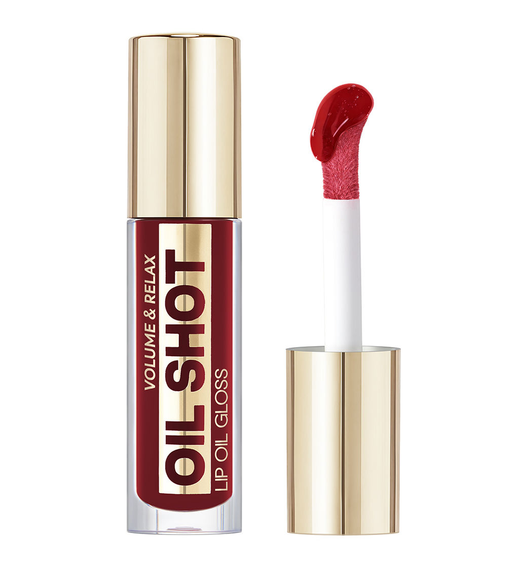 LuxVisage Масло-блеск для губ LUXVISAGE OIL SHOT volume & relax, 303 Rosewood