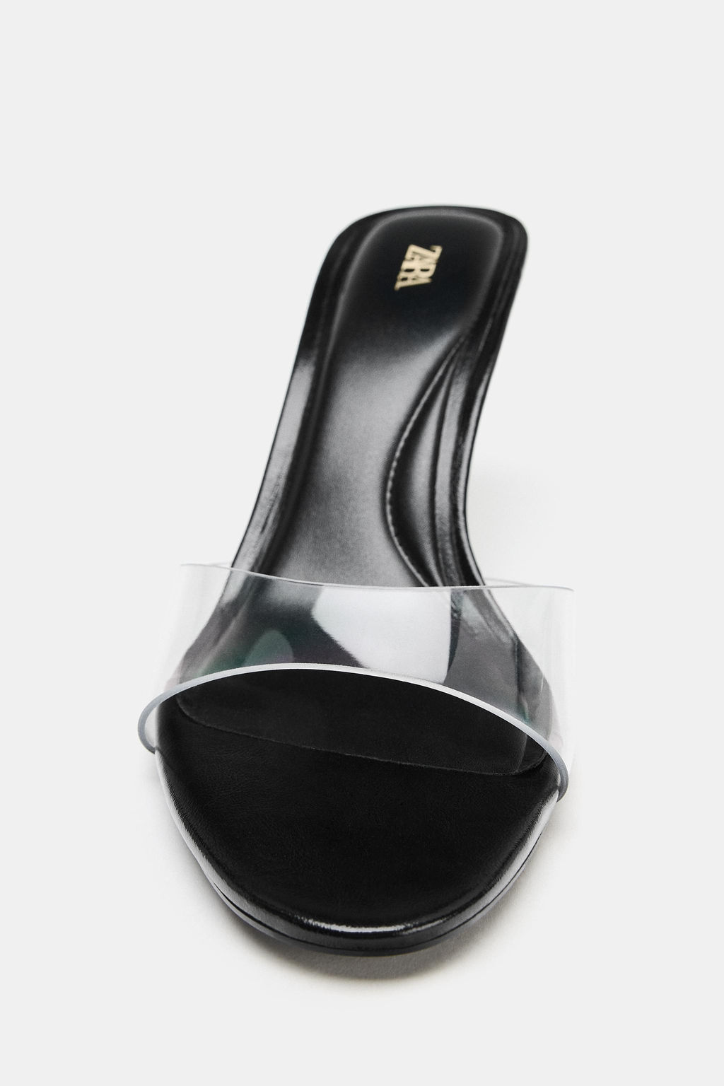 SANDALIA TAC?N VINILO / Transparente - Zara фото 5