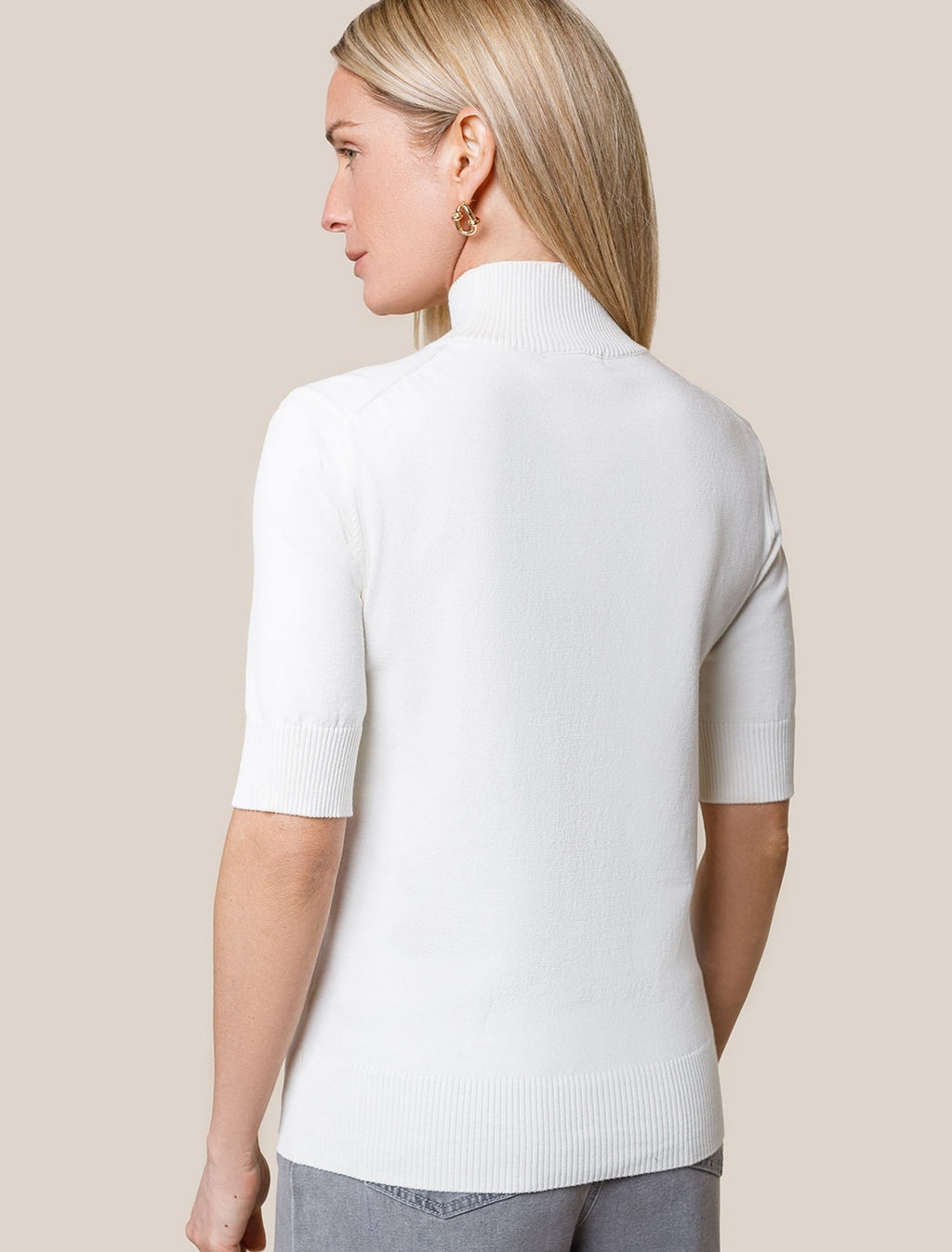 Джемпер тонкой вязки из хлопка с нейлоном - Vilatte фото 4