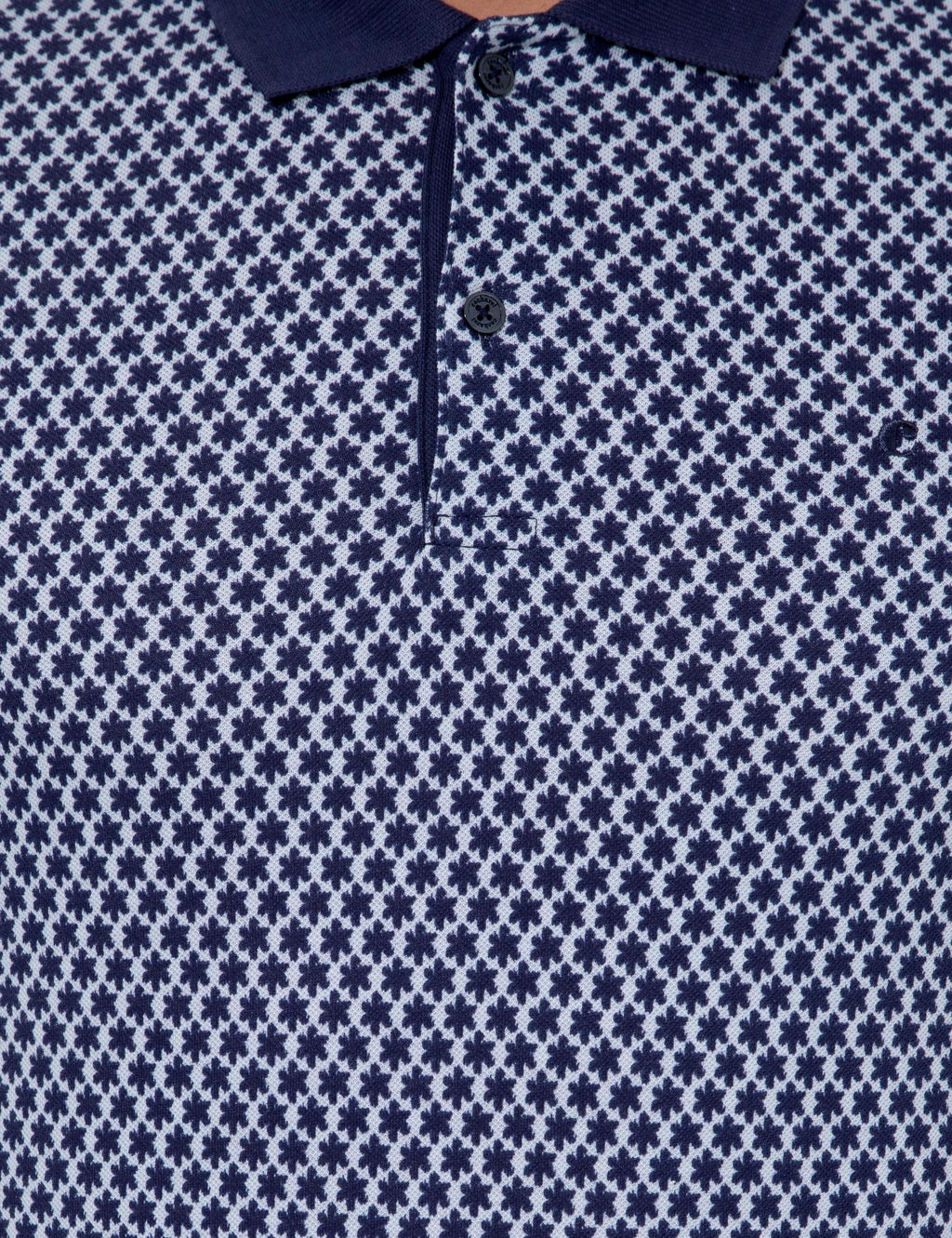 Темно-синяя футболка с воротником-поло - Cacharel фото 6