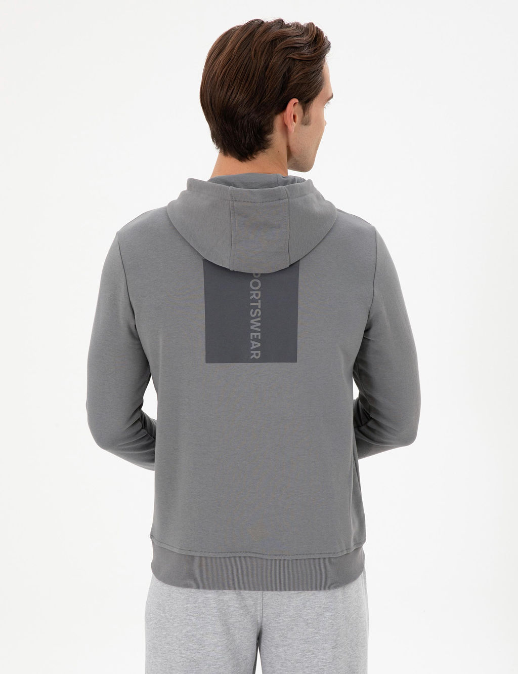 Мужской серый свитшот Неожиданная скидка в корзине - U.s. polo assn фото 5