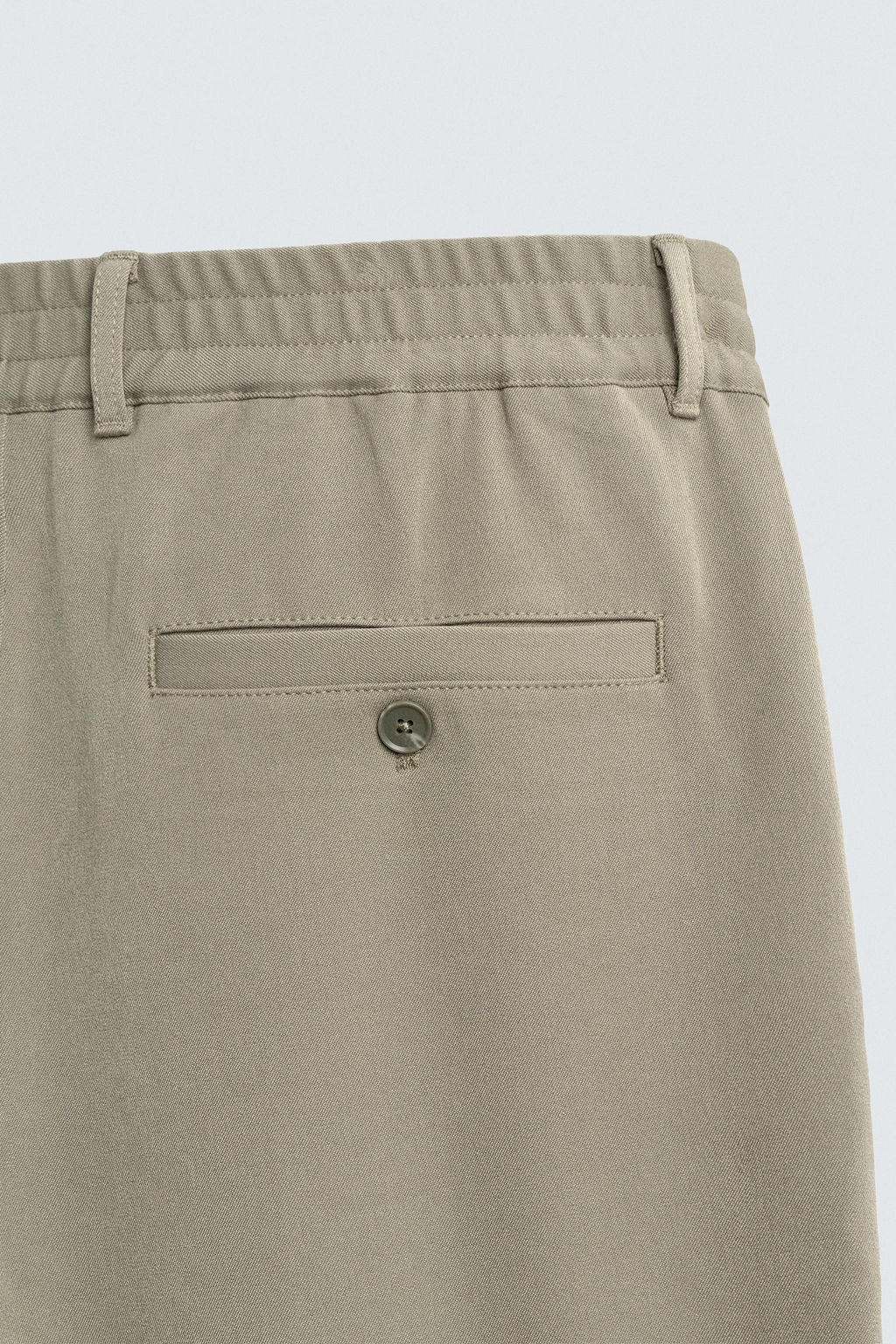 PANTAL?N STRAIGHT FIT CONFORT / Khaki claro - Zara фото 10