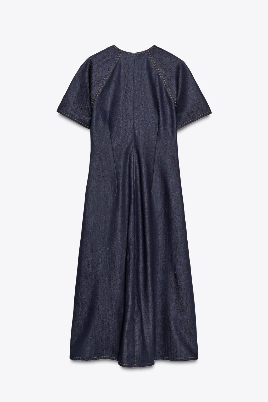 ZW COLLECTION LONG DENIM DRESS - Zara фото 5