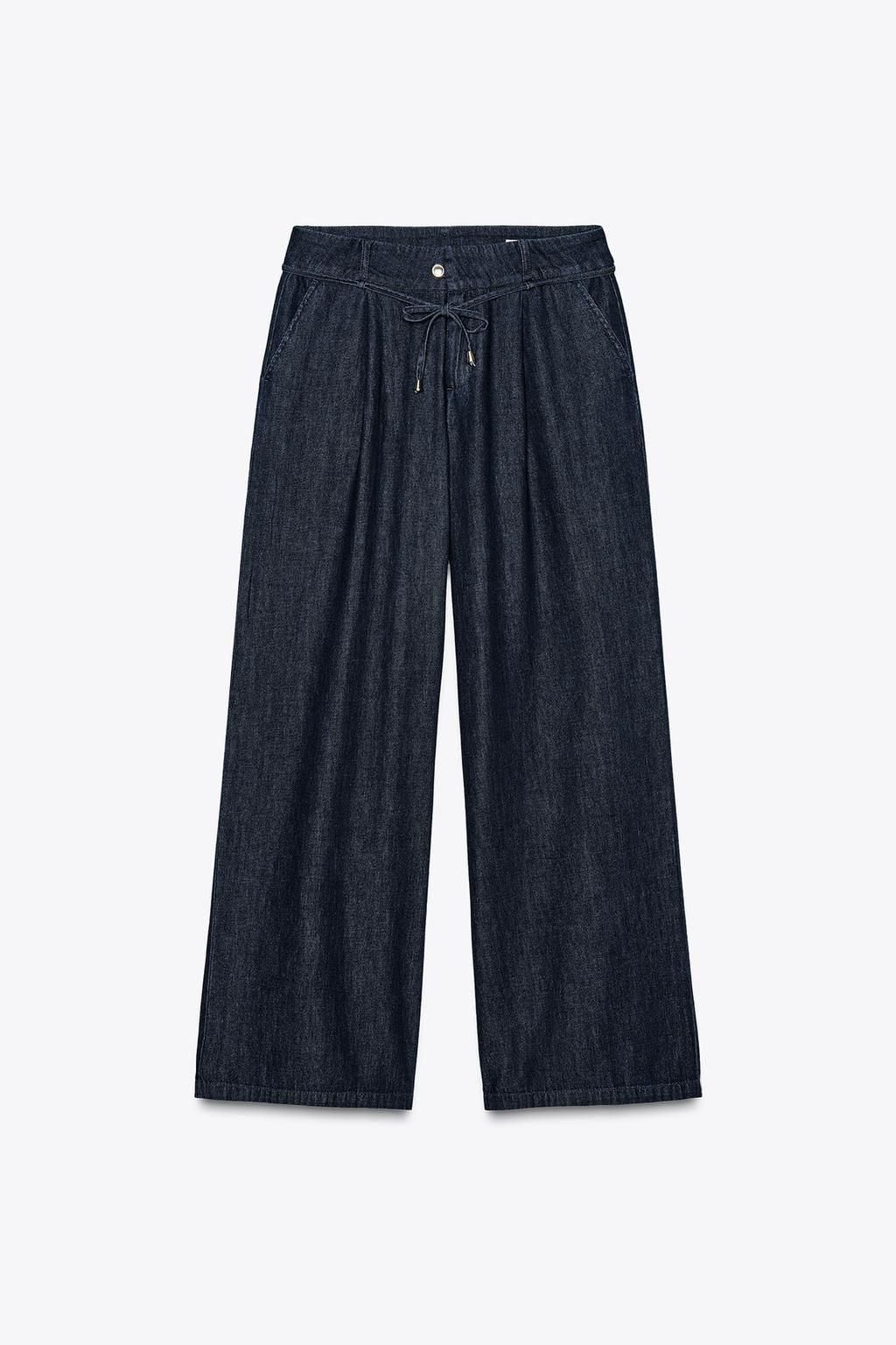 DARTED WIDE-LEG TROUSERS - Zara фото 6