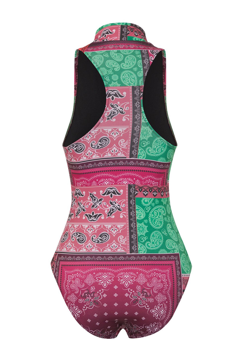 TRENDYOLMILLA Etnik Desenli Halter Yaka Fermuarl? Regular Mayo TBESS25MA00052  фото 6