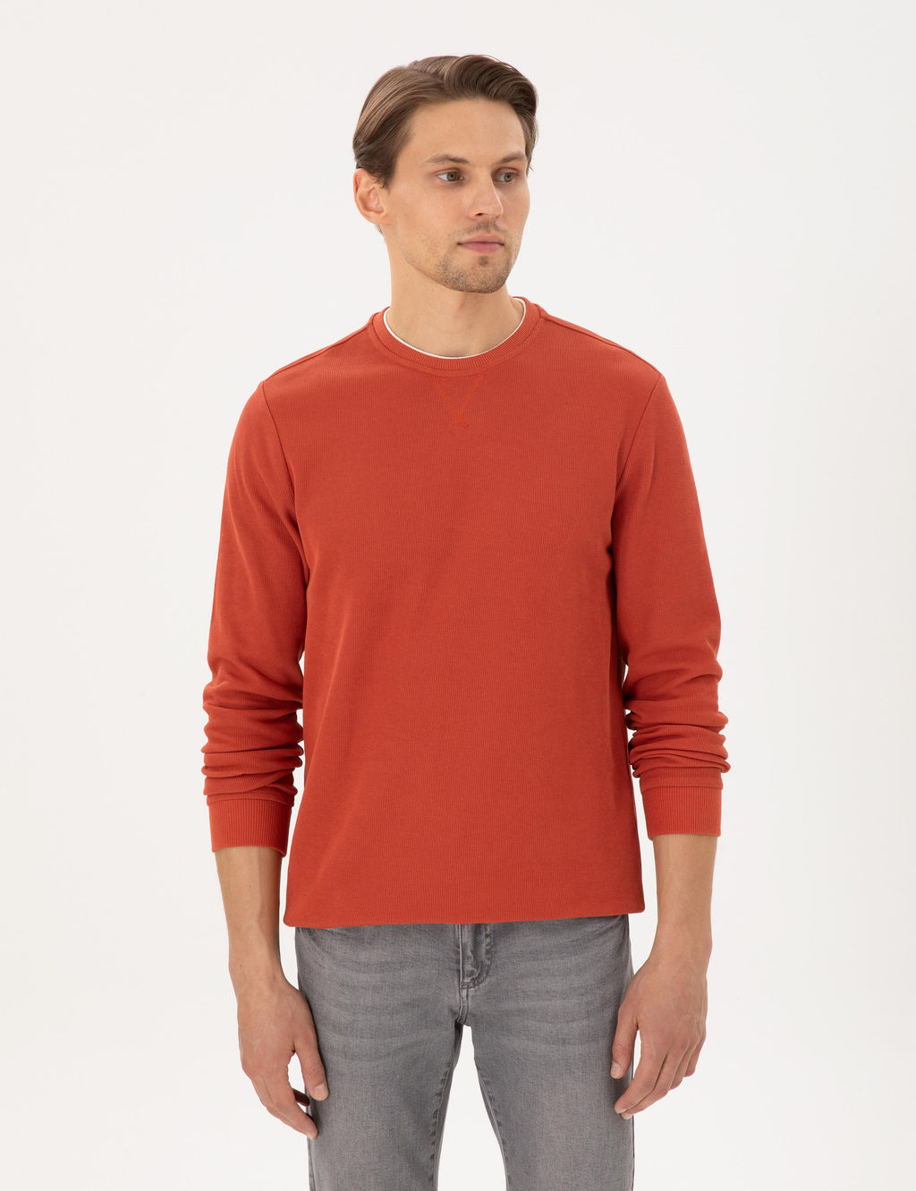 Kahverengi Regular Fit Sweatshirt