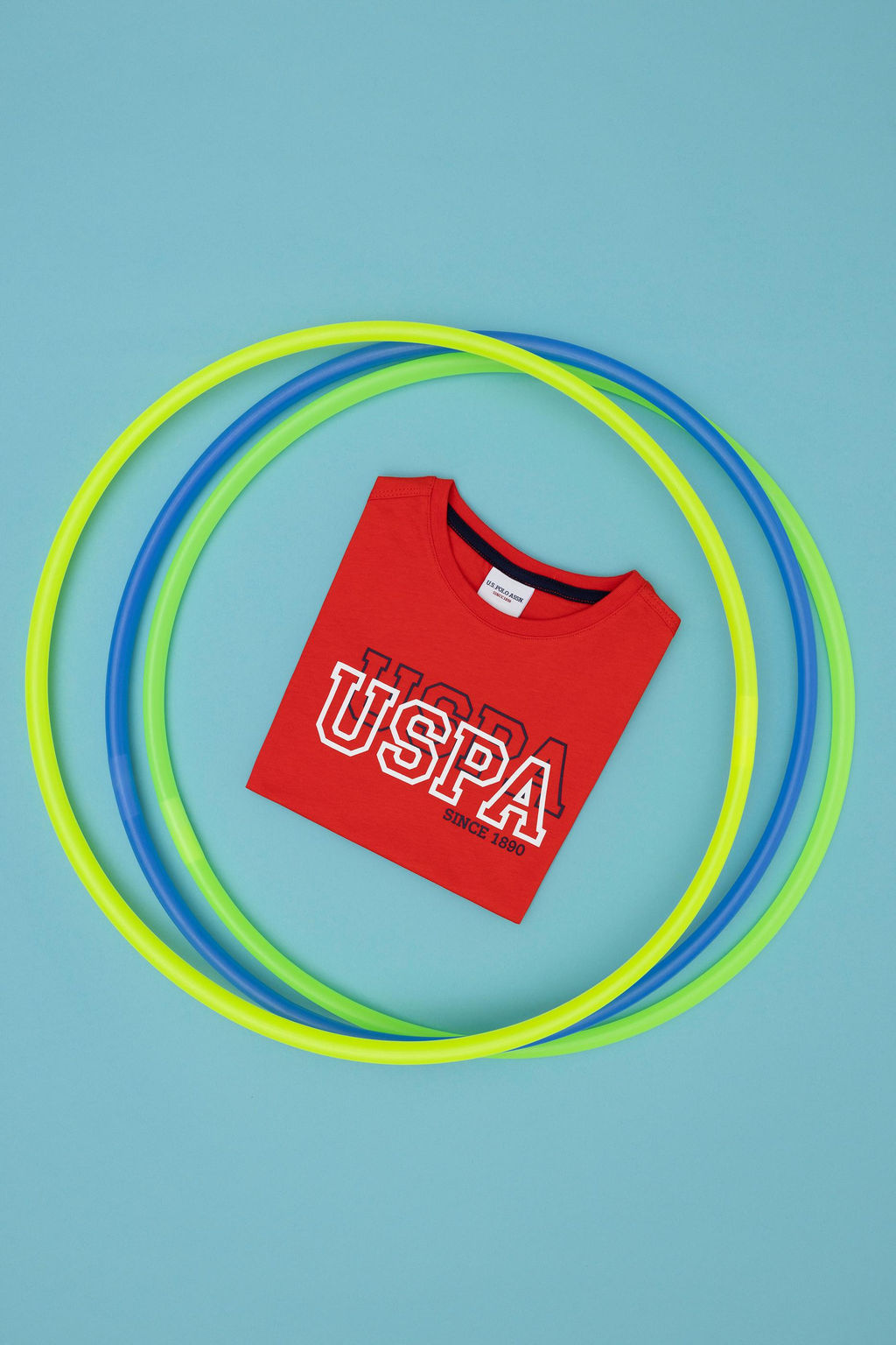 U. S. Polo Assn / Красная базовая футболка с круглым вырезом для мальчиков - U.s. polo assn фото 9