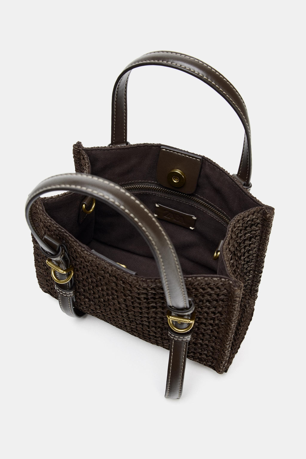 BOLSO MINI SHOPPER / Chocolate