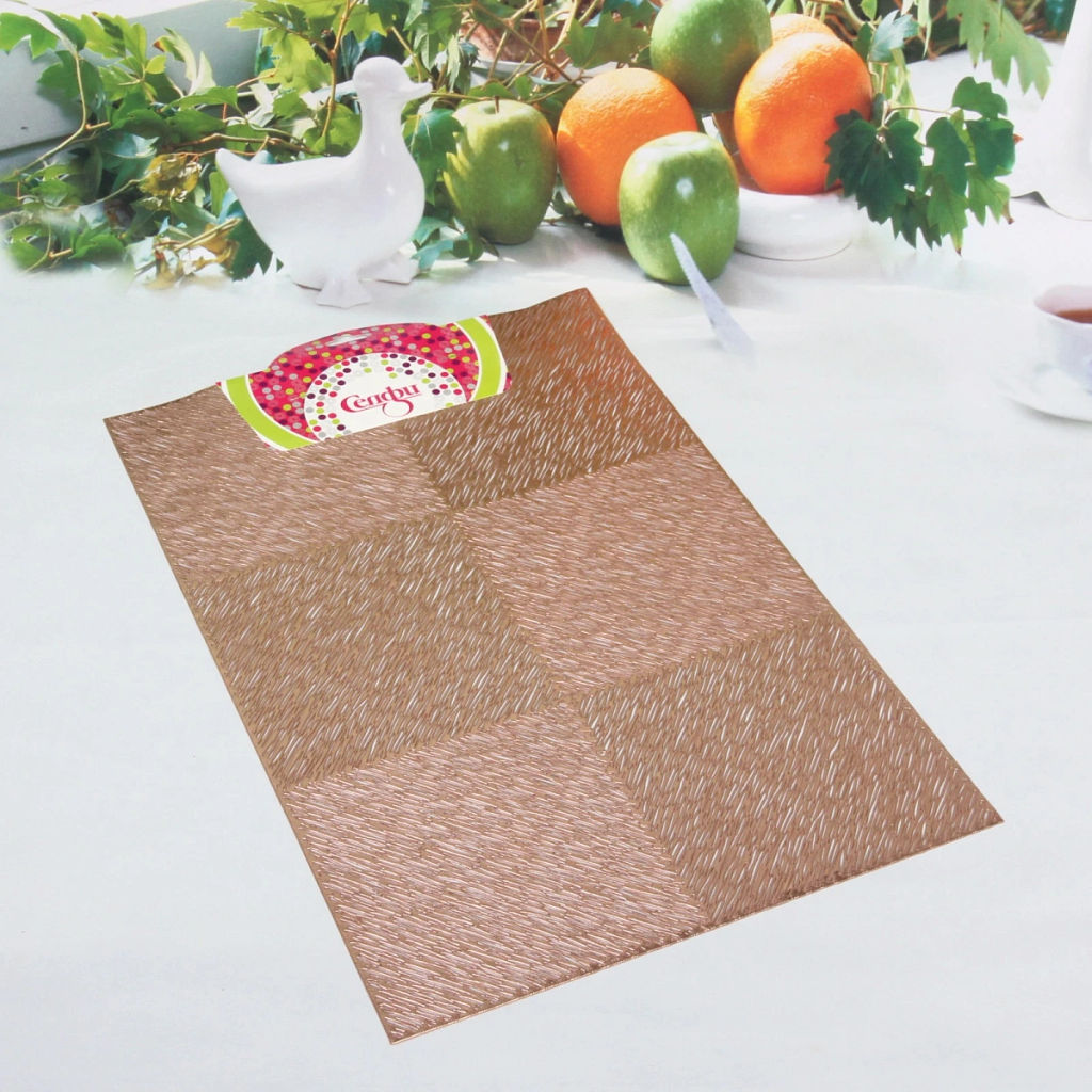 Цена за 3 шт. Салфетка на стол 30*45см "Спокойствие" розовое золото