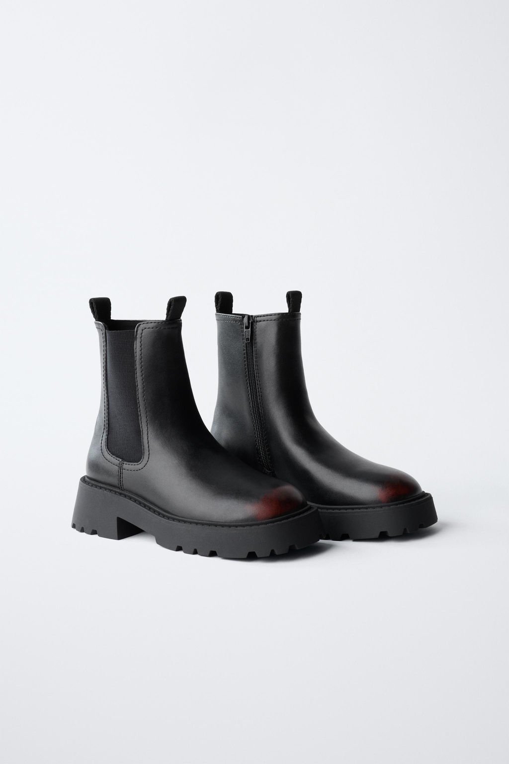 BRUSHED ANKLE BOOTS