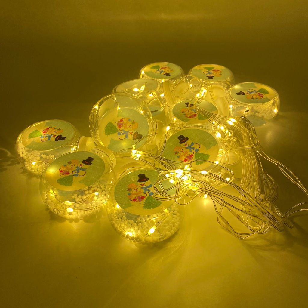 Гирлянда - шар Дед Мороз (10 LED) (арт. LB-2721) - Ип лебедев о.ю фото 2