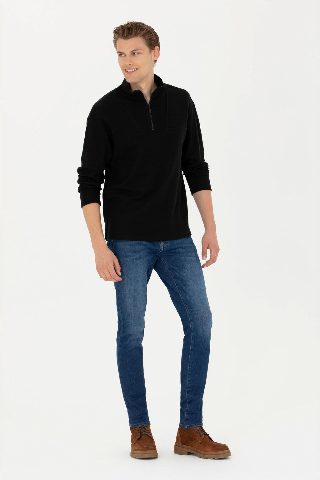 Мужской черный свитшот - U.s. polo assn фото 11