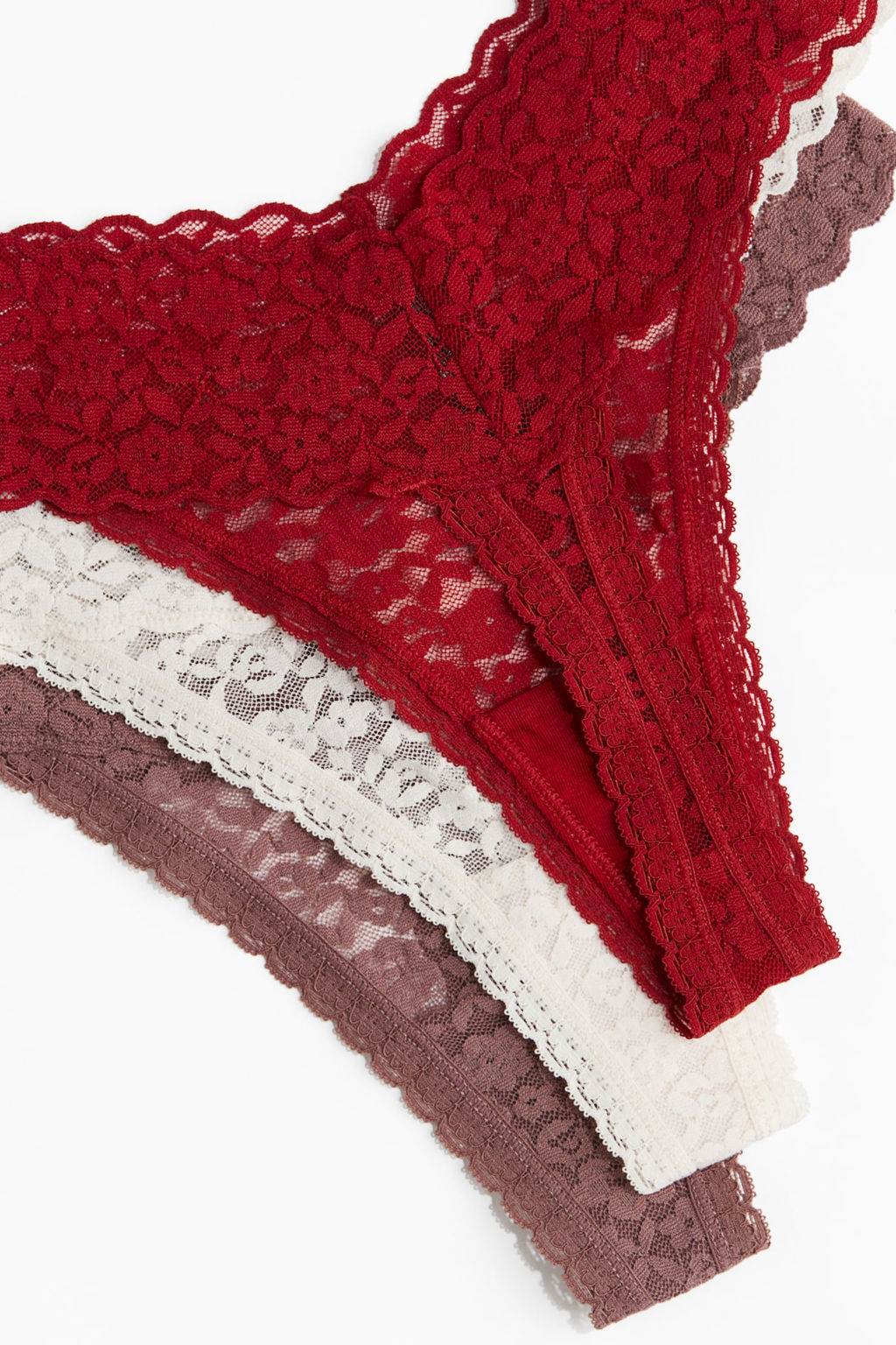 Pack de 10 bragas Thong de encaje - H&m фото 3