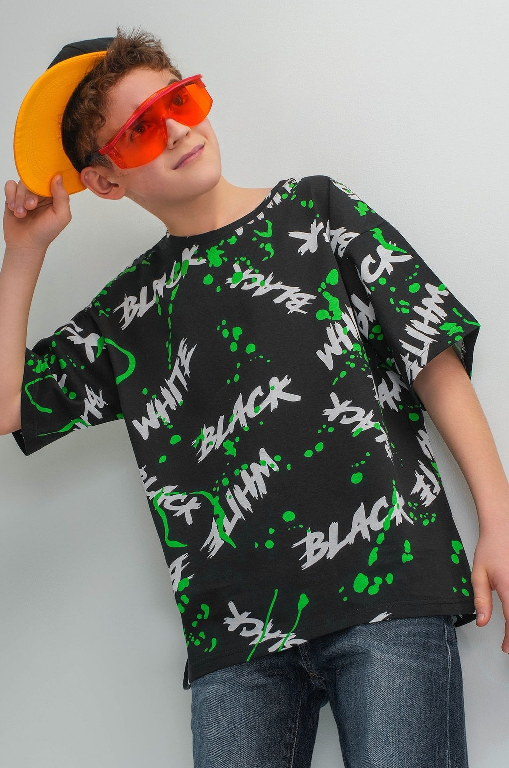 Детская футболка оверсайз Happyfox