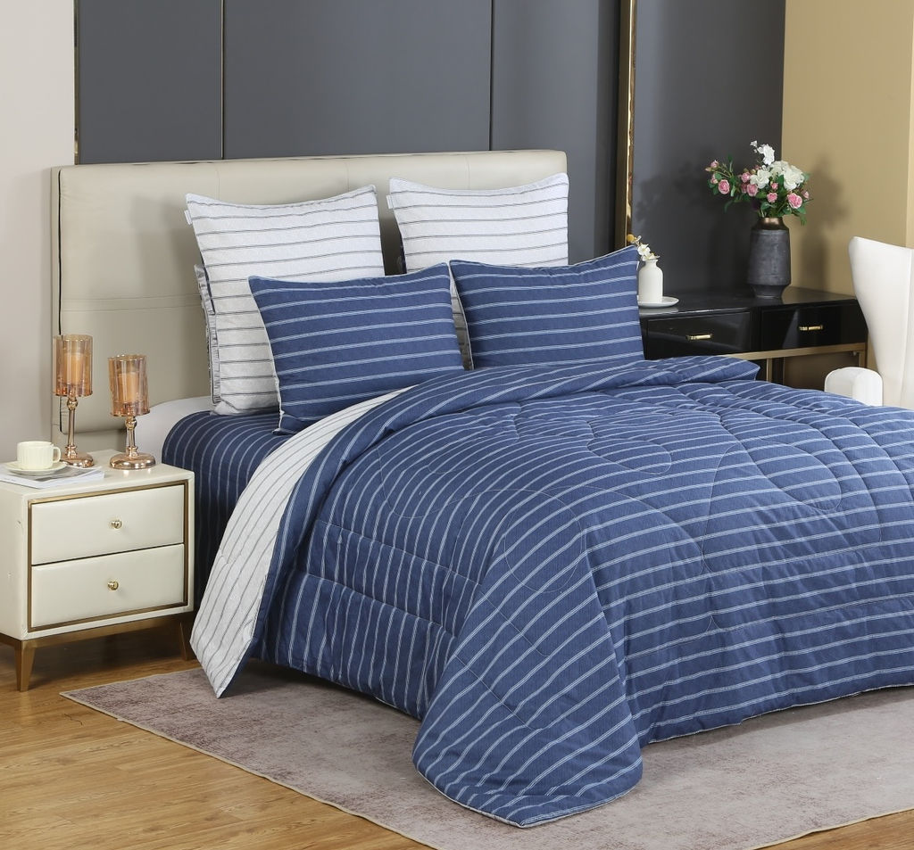 Комплект с одеялом Диксон (индиго жемчуг) Cotton - Kazanov.a. фото 2