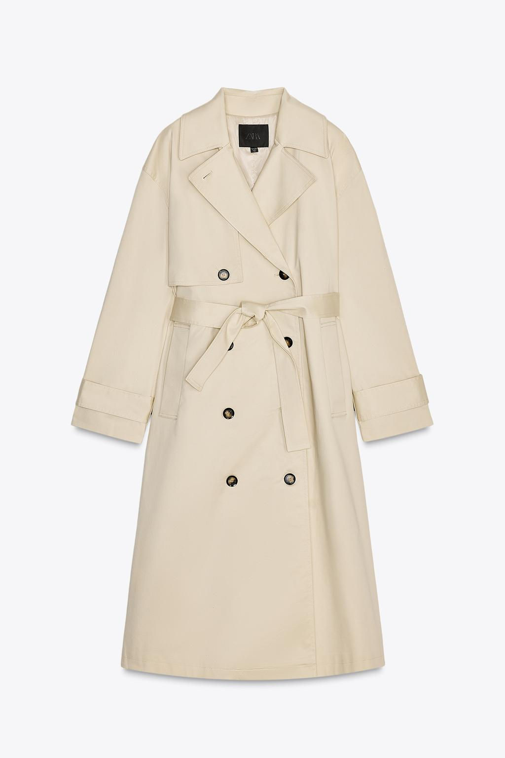 LONG OVERSIZE TRENCH COAT - Zara фото 7