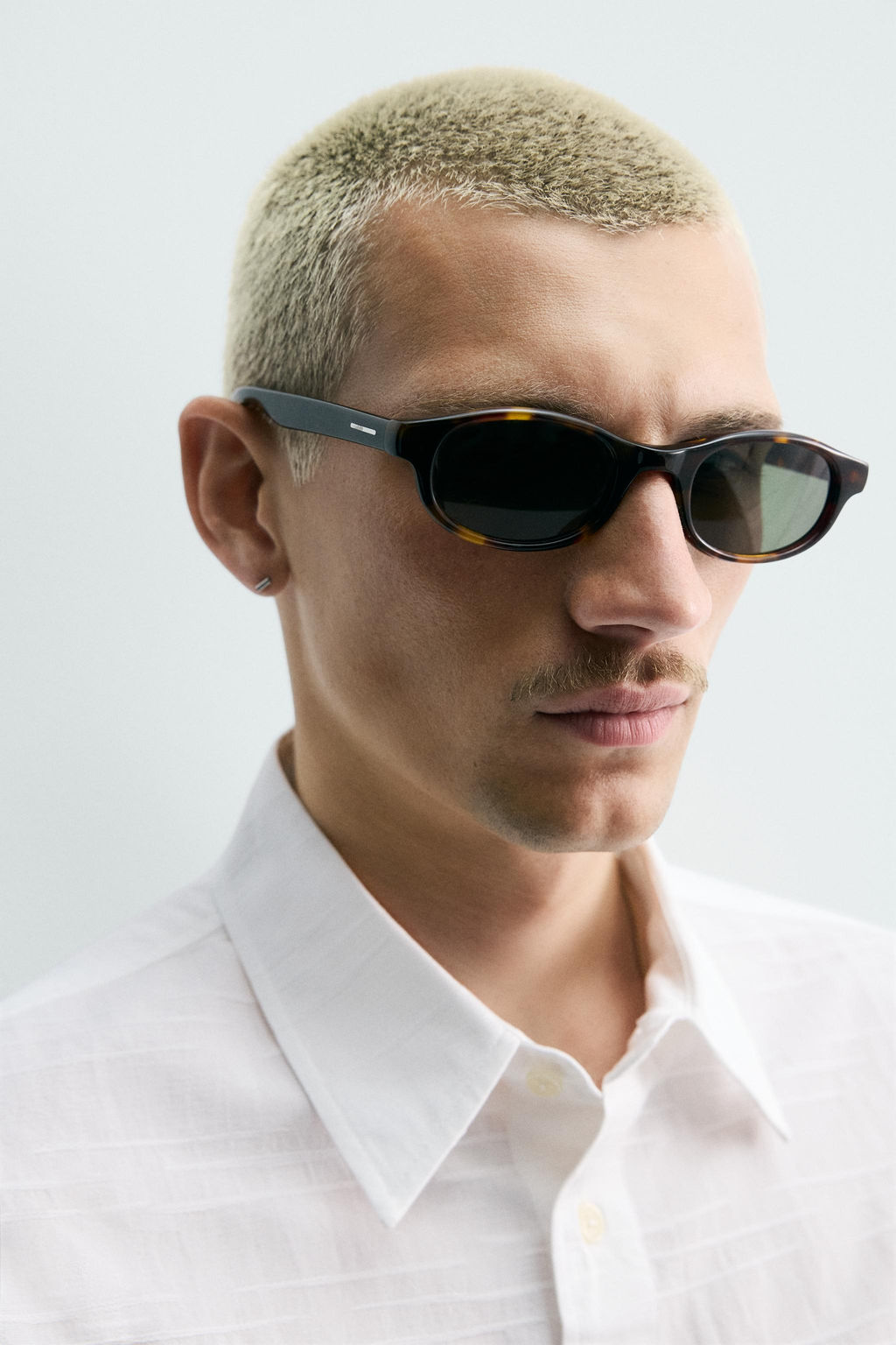 CAMISA RELAXED FIT TEXTURA / Blanco - Zara фото 6
