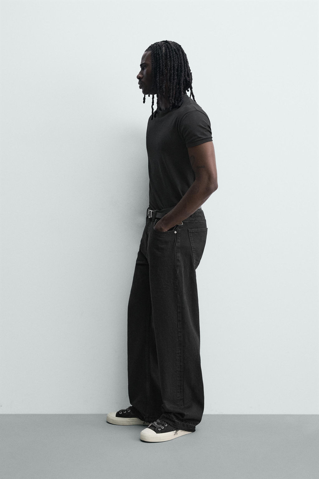 JEANS LOOSE FIT / Carb?n - Zara фото 4