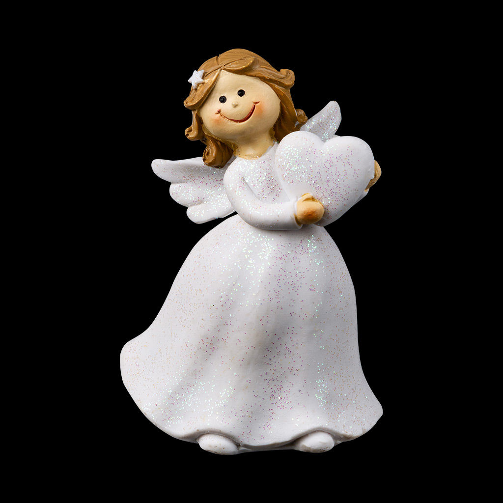 АКЦИЯ Цена за 6 шт. Сувенир ErichKrause Decor Ангел с сердцем 9см