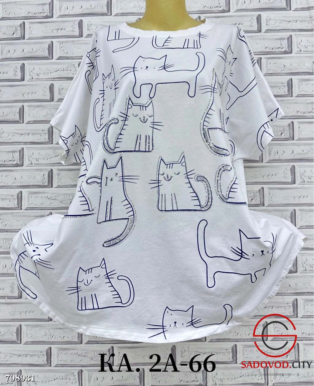 Футболка женская с котятами - Bruno фото 2