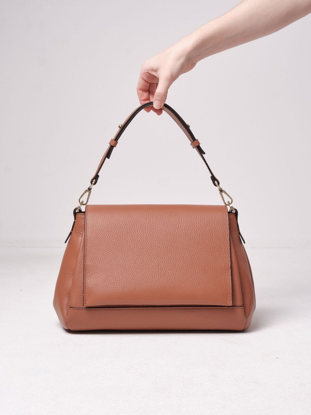 Сумка сэтчел Deboro 30923 коричневый камень