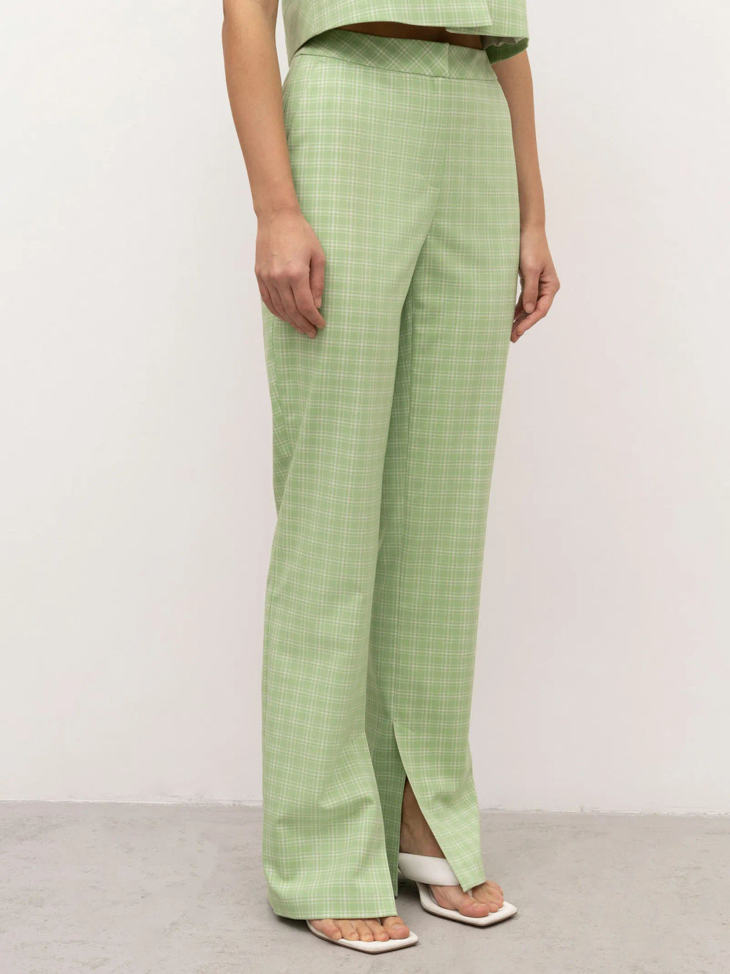 Брюки прямого кроя - Emka фото 4