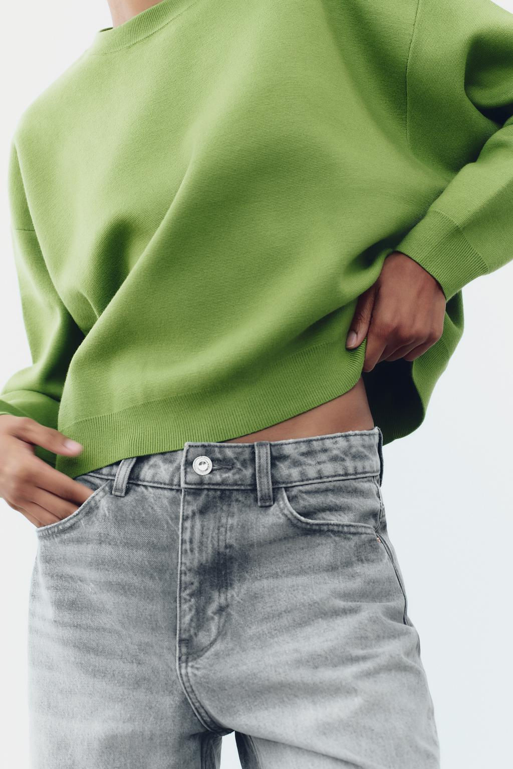 BASIC PLAIN KNIT SWEATSHIRT - Zara фото 12