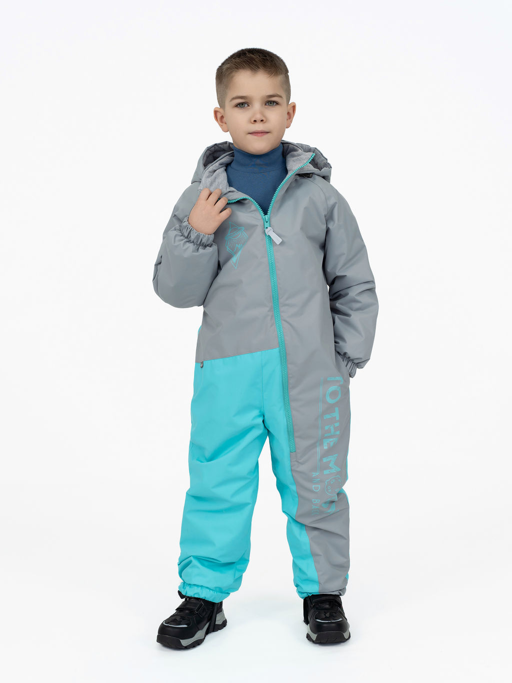 Комбинезон демисезонный бирюза