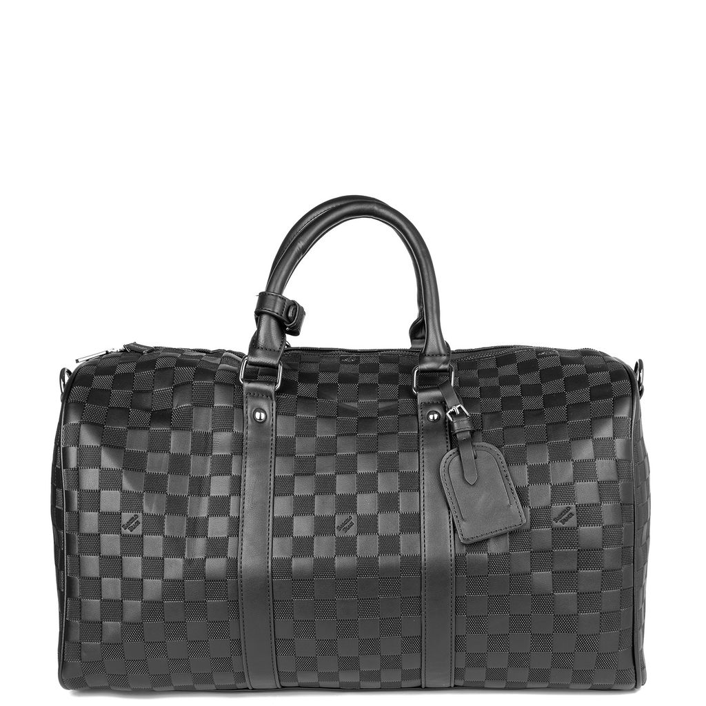 3224-1 black мужская дорожная сумка из экокожи Barcelo Biagi