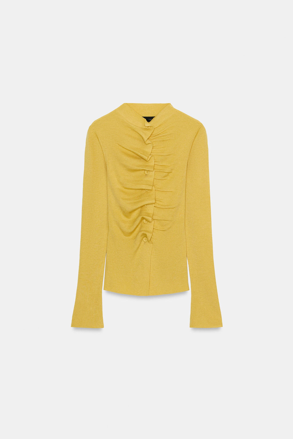 DRAPED KNIT CARDIGAN - Zara фото 4