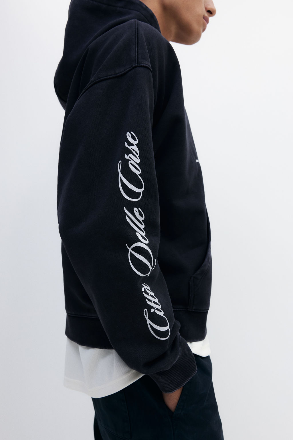Sudadera con efecto lavado Oversized Fit - H&m фото 6