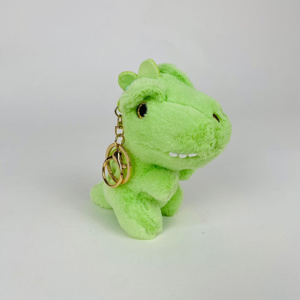 Мягкая игрушка брелок Динозаврик пушистый в ассортименте - Storyland фото 12