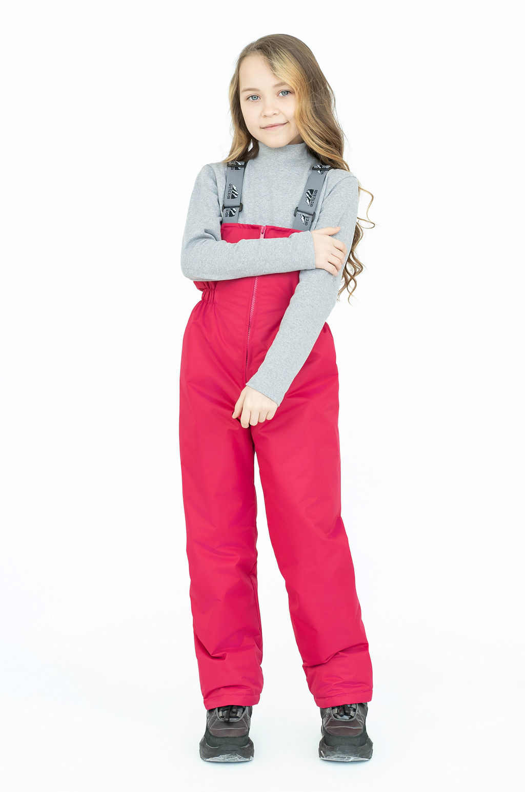 Полукомбинезон детский малиновый