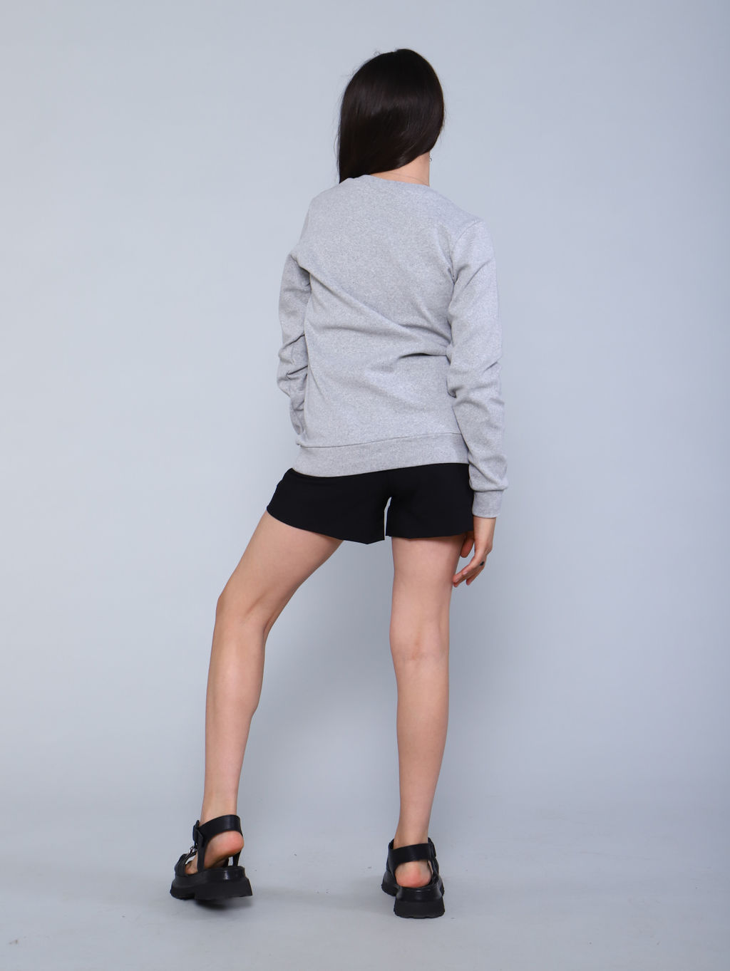 Худи "Лиза" серый