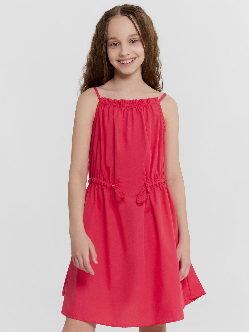 Сарафан для девочек красный - Mark formelle фото 4