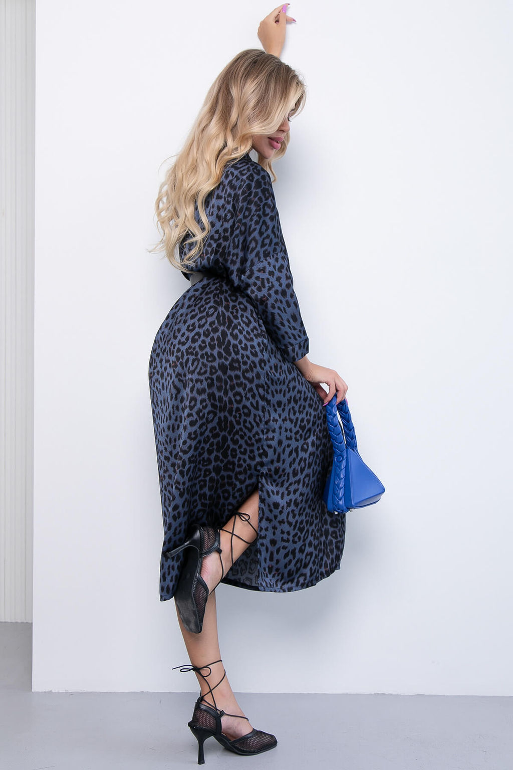 Платье Сьюзан (лео/синее) П10531 - Lt collection фото 14