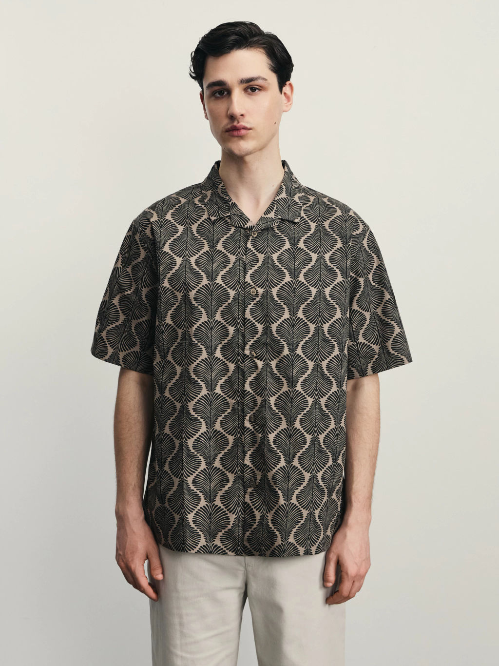 Рубашка с принтом / Zarina  фото 4