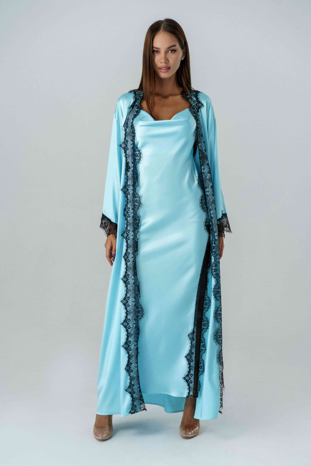 1133 ЛАЗУРНАЯ СОРОЧКА (ЦВЕТОЧЕК) - Karolina фото 2