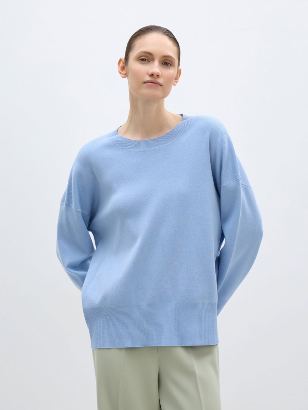 Conso/KJL 240704 - blue-grey Джемпер женский