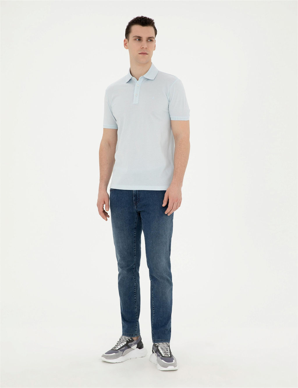 A__k Mavi Slim Fit Merserize Ti__rt - Pierre cardin фото 4
