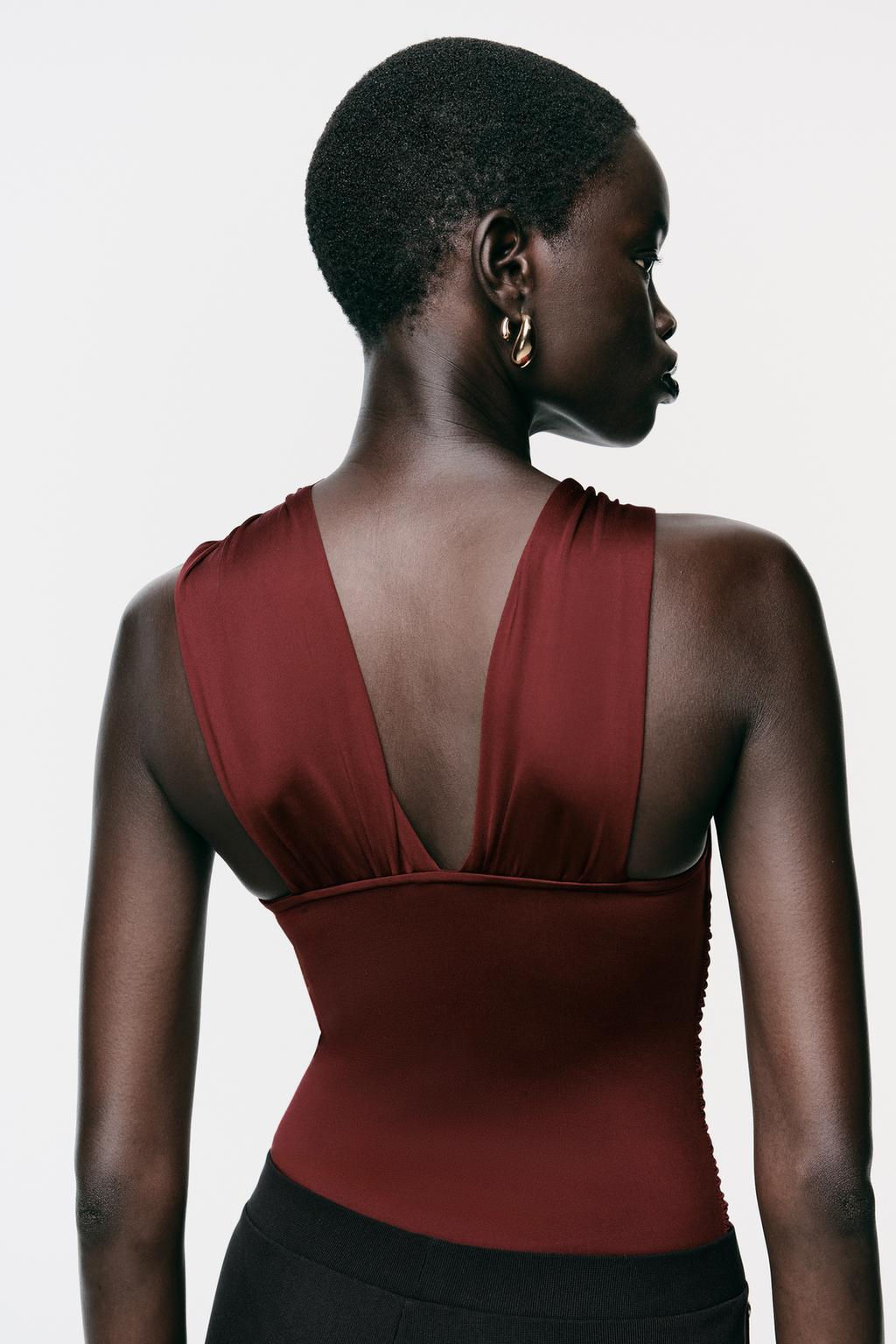 POLYAMIDE HARDWARE BODYSUIT - Zara фото 5