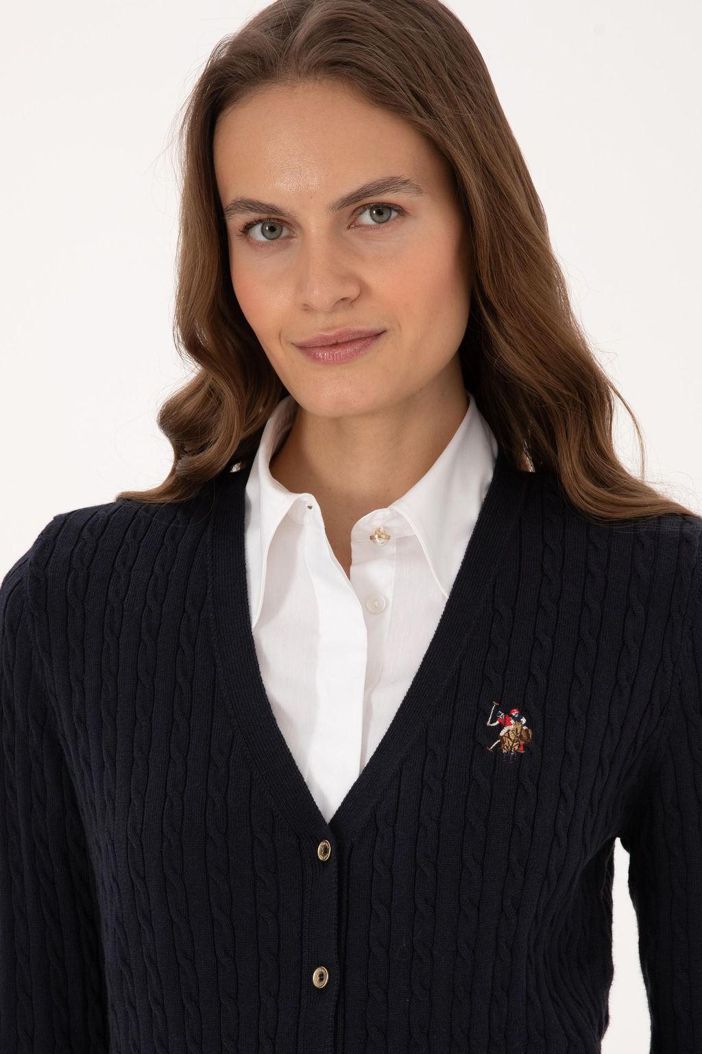 Kad_n Lacivert Basic Triko H_rka - U.s. polo assn фото 2