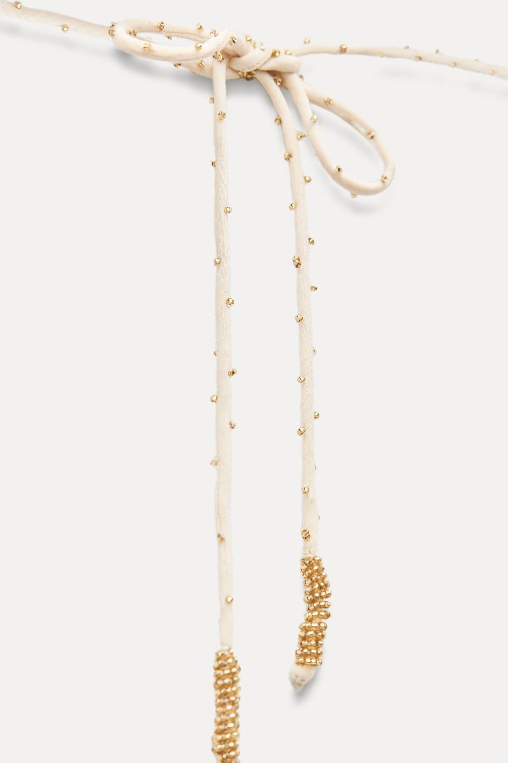 ZW COLLECTION CONTRAST MIDI DRESS - Zara фото 8